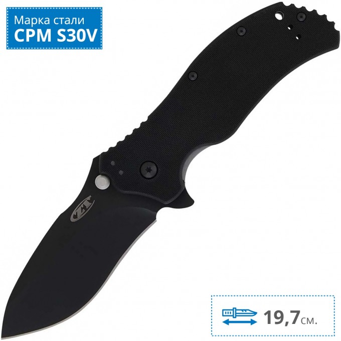 Нож ZERO TOLERANCE 0350 MATTE BLACK FOLDER SPEEDSAFE K0350 Нож ZERO TOLERANCE 0350 MATTE BLACK FOLDER SPEEDSAFE K0350