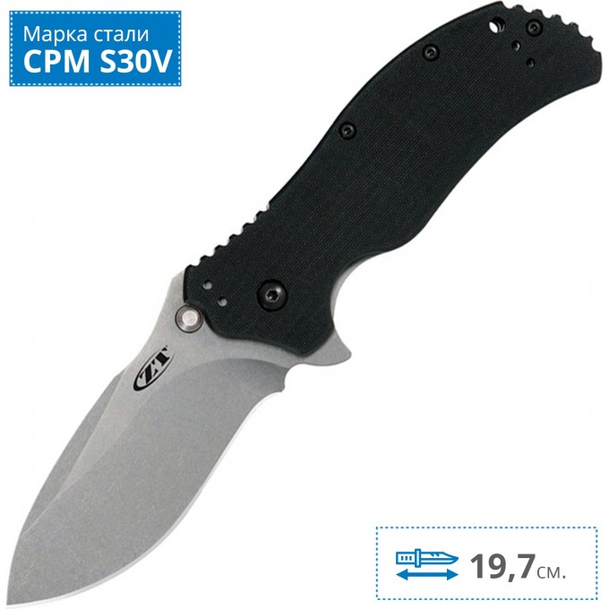 Нож ZERO TOLERANCE 0350SW STONEWASH K0350SW Нож ZERO TOLERANCE 0350SW STONEWASH K0350SW