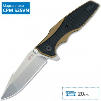 Нож ZERO TOLERANCE 0393BRZ RICK HINDERER